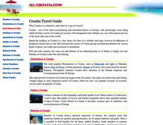 all-croatia.com screenshot