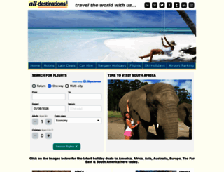 all-destinations.com screenshot