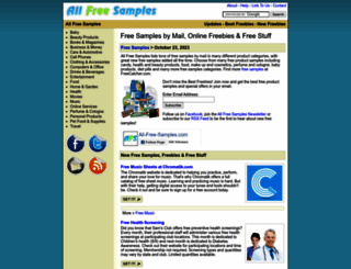 all-free-samples.com screenshot