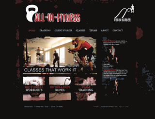 all-in-fitness.com screenshot