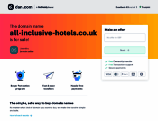 all-inclusive-hotels.co.uk screenshot