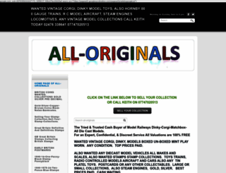 all-originals.co.uk screenshot