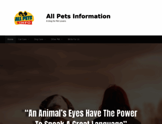 all-pets-info.com screenshot