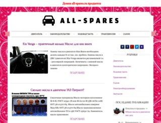 all-spares.ru screenshot