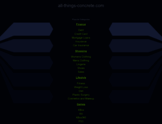 all-things-concrete.com screenshot