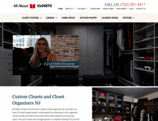 allaboutclosetsnj.com screenshot