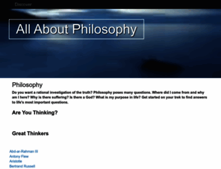 allaboutphilosophy.org screenshot