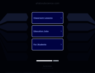 allaboutscience.com screenshot