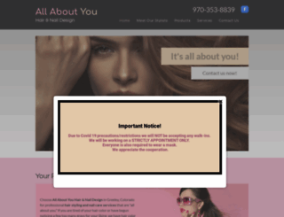 allaboutyouhairandnaildesign.com screenshot