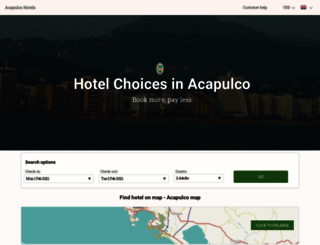 allacapulcohotels.com screenshot