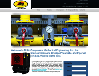 allaircompressormechanical.com screenshot