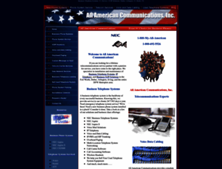 allamericancommunications.com screenshot
