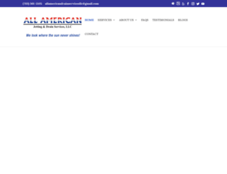 allamericandrainservice.com screenshot