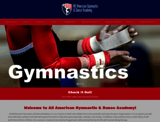 allamericangymnastic.com screenshot