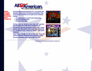 allamericanrestaurants.com screenshot