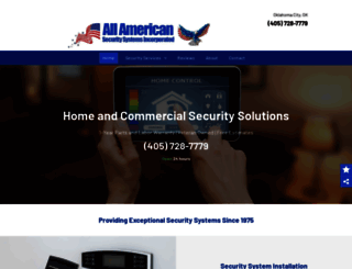 allamericansecuritysystems.com screenshot