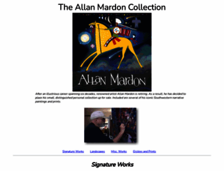 allanmardon.com screenshot