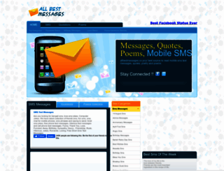 allbestmessages.com screenshot