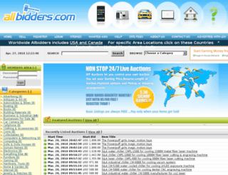 allbidders.com screenshot