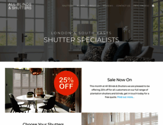 allblindsandshutters.co.uk screenshot