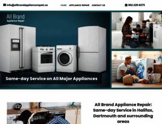 allbrandappliancerepair.ca screenshot