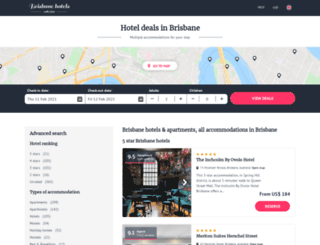 allbrisbanehotels.com screenshot