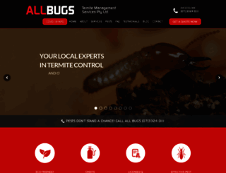 allbugs.com.au screenshot