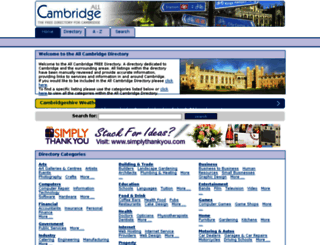 allcambridge.co.uk screenshot