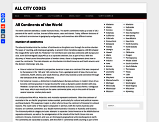 allcitycodes.com screenshot