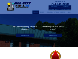 allcityheatandair.com screenshot
