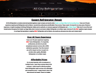 allcityrefrigeration.com screenshot