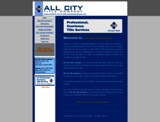 allcitytitle.com screenshot