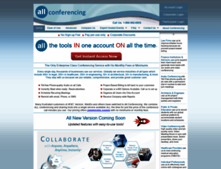 allconferencing.com screenshot