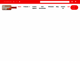 allcricketgear.com.au screenshot