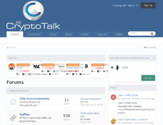 allcryptotalk.com screenshot