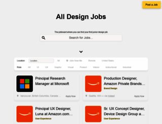 alldesignjobs.com screenshot