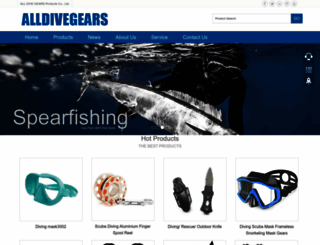alldivegears.com screenshot