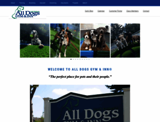 alldogsgym.com screenshot