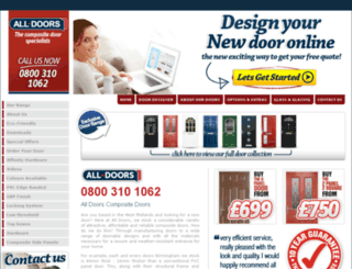 alldoors-compositedoors.co.uk screenshot