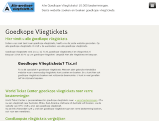 alle-goedkope-vliegtickets.nl screenshot