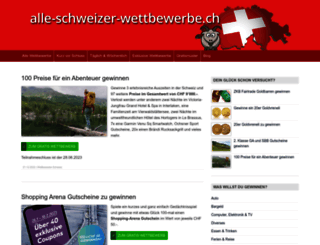 alle-schweizer-wettbewerbe.ch screenshot