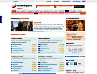 allebedrijvenindordrecht.nl screenshot