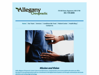 alleganychiro.com screenshot