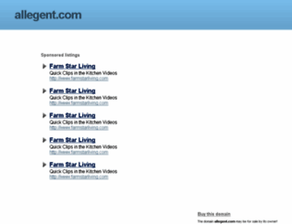 allegent.com screenshot