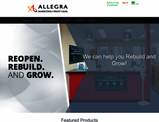 allegradsmonline.com screenshot