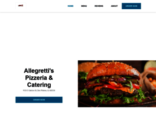 allegrettipizza.com screenshot