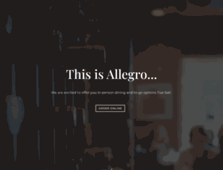 allegroristorante.com screenshot