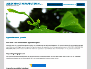 allehypnotherapeuten.nl screenshot