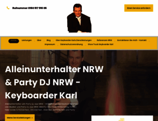 alleinunterhalter-nrw.info screenshot