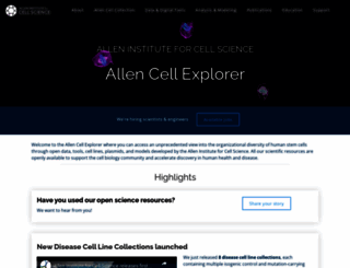 allencell.org screenshot